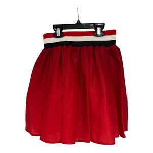 NWT Emily McCarthy scatter Skirt with Striped Waistband